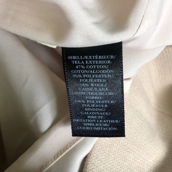 ANN TAYLOR Pencil knee length skirt. Tan color. 4 - Picture 4 of 4